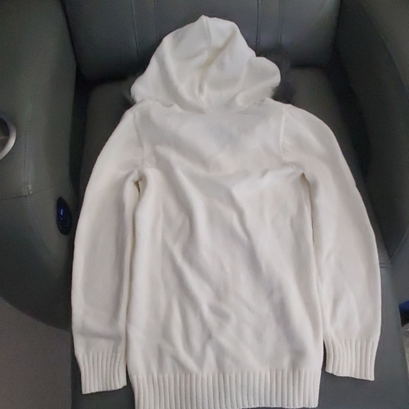 Crazy 8 Girls Button up Cardigan Sweater with Hood - Picture 2 of 3